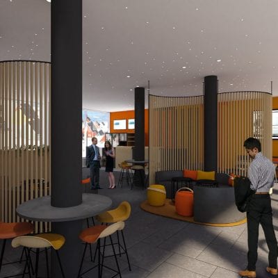 Hotel HHe Express lobby område